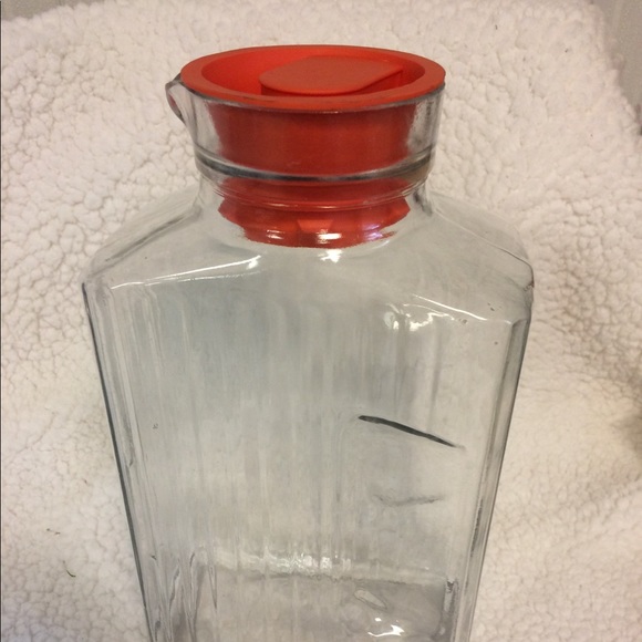 Anchor Hocking Other - Vintage midcentury anchor hocking clear glass  jug